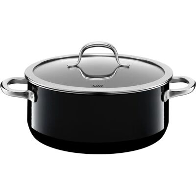 Silit Passion Black Casseruola in acciaio inox 24cm induzione Silit Passion Black Casseruola in acciaio inox 24cm induzione