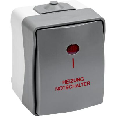 Meister - WU7407100 - grijs - IP44 - noodschakelaar Meister - WU7407100 - grijs - IP44 - noodschakelaar