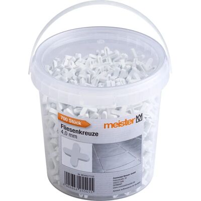 CONMETALL MEISTER G Tegeldistanser - 4mm, 700 stuks CONMETALL MEISTER G Tegeldistanser - 4mm, 700 stuks