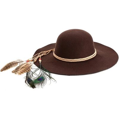 buttinette Braune Schlapphut - Unisex Fedora buttinette Braune Schlapphut - Unisex Fedora