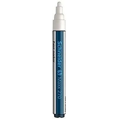 Schneider Maxx 270 Weiß Lackmarker - Runde Spitze 1-3mm Schneider Maxx 270 Weiß Lackmarker - Runde Spitze 1-3mm