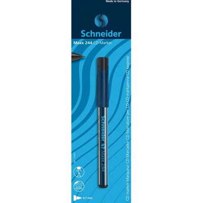 Marqueur Maxx 244 noir Schneider - CD/DVD/BD-R Marqueur Maxx 244 noir Schneider - CD/DVD/BD-R