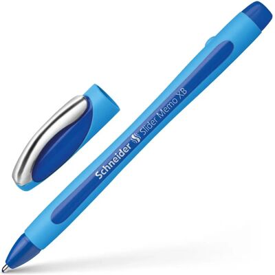 Schneider XB Stylo à Bille - Bleu - Séchage Rapide, Plastique Recyclé Schneider XB Stylo à Bille - Bleu - Séchage Rapide, Plastique Recyclé