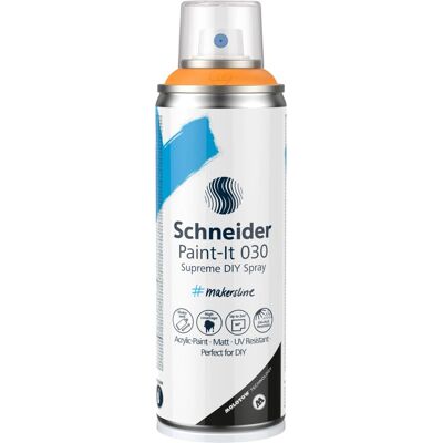 Schneider Paint-It 030 Supreme DIY Acrylspray - Orange - Spraydose Schneider Paint-It 030 Supreme DIY Acrylspray - Orange - Spraydose