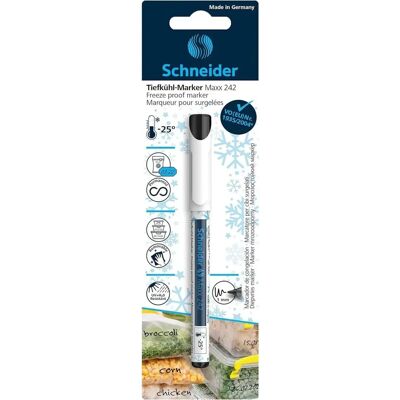 Schneider S-72421 Maxx 242 Gefrier-Marker - Schwarz Schneider S-72421 Maxx 242 Gefrier-Marker - Schwarz