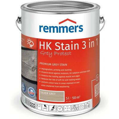 Remmers HK-Lasur 3w1 Szara Ochrona - Lakier do drewna Remmers HK-Lasur 3w1 Szara Ochrona - Lakier do drewna