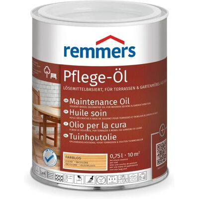 Bezbarwny olej Remmers - Do pielęgnacji drewna 0,75l Bezbarwny olej Remmers - Do pielęgnacji drewna 0,75l