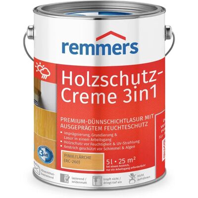 Remmers Holzschutz-Creme - Pinie/Lärche - 3-in-1 - Holzschutz-Creme Remmers Holzschutz-Creme - Pinie/Lärche - 3-in-1 - Holzschutz-Creme