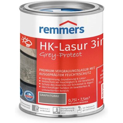 Remmers HK-Lasur 3w-1 Szary-Protekcja - Lakier na drewno Remmers HK-Lasur 3w-1 Szary-Protekcja - Lakier na drewno