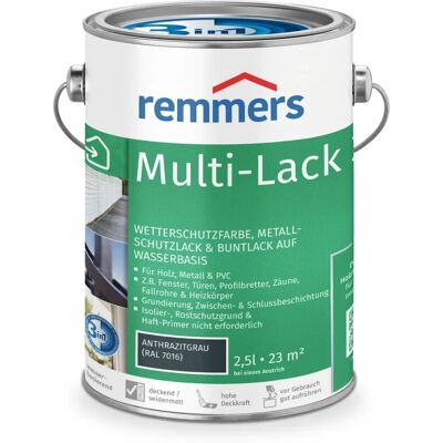 Remmers Multi-Lack 3in1 - Anthrazitgrau - Farbe & Beschichtung Remmers Multi-Lack 3in1 - Anthrazitgrau - Farbe & Beschichtung