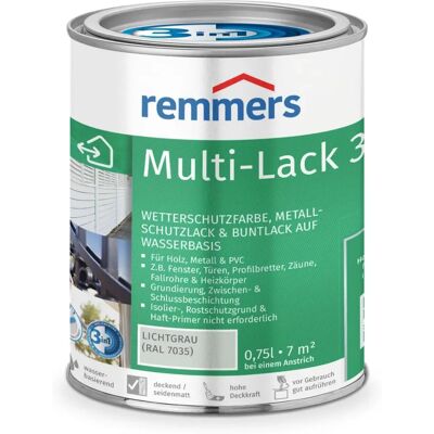 Remmers Multi-Lack 3in1 - Lichtgrau - Anstrich & Beschichtung Remmers Multi-Lack 3in1 - Lichtgrau - Anstrich & Beschichtung