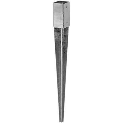 MADIDEF Palenhouder - Ondersteunt vierkante palen in de grond - 91 x 91 x 150 x 750 mm MADIDEF Palenhouder - Ondersteunt vierkante palen in de grond - 91 x 91 x 150 x 750 mm