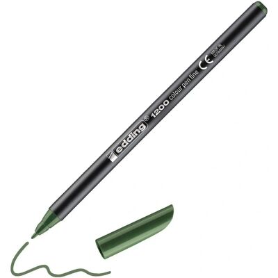 Edding Olijfgroene Markeerpen - Ronde Tip 0,5-1mm - Stift Edding Olijfgroene Markeerpen - Ronde Tip 0,5-1mm - Stift