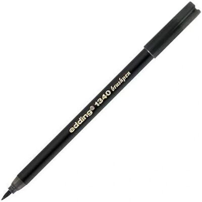 Edding 1340 Bleu Clair - Stylo Pinceau - Publicité Edding 1340 Bleu Clair - Stylo Pinceau - Publicité