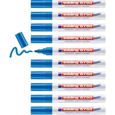 Edding 8750 Blau Industrie-Marker - 2-4mm Edding 8750 Blau Industrie-Marker - 2-4mm