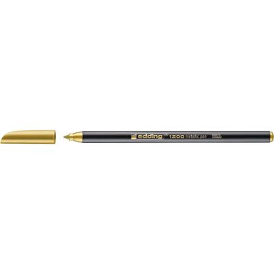 Stylo-feutre doré Edding à pointe fine - Stylo-felt - Fine 1mm - Encre résistante à la lumière - Publicité Stylo-feutre doré Edding à pointe fine - Stylo-felt - Fine 1mm - Encre résistante à la lumière - Publicité