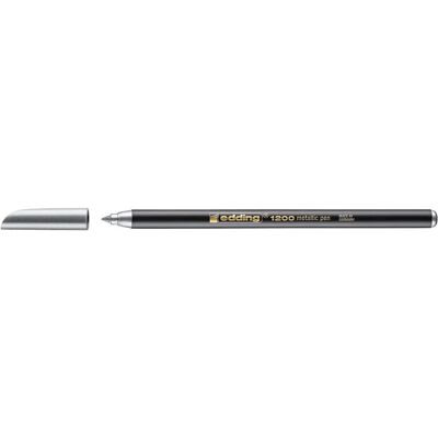 Edding Silber Filzstift - Feinspitze - 1mm - Langlebige Tinte Edding Silber Filzstift - Feinspitze - 1mm - Langlebige Tinte