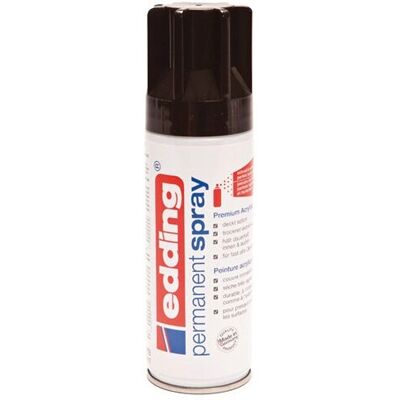 Edding Schwarze Acrylsprühfarbe - Spraydose - 200ml Edding Schwarze Acrylsprühfarbe - Spraydose - 200ml
