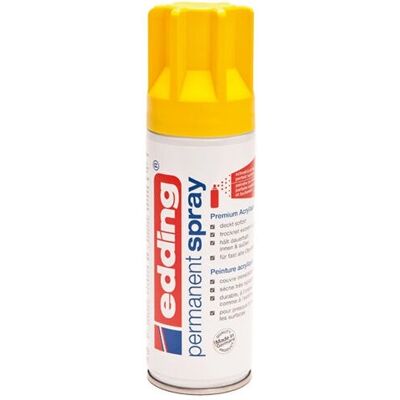 Edding Gelb Acrylspray - Hohe Deckkraft - 200ml Dose Edding Gelb Acrylspray - Hohe Deckkraft - 200ml Dose