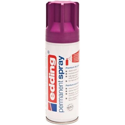 Edding Rosa Acrylspray - 200ml - Sprühfarbe für Oberflächen Edding Rosa Acrylspray - 200ml - Sprühfarbe für Oberflächen
