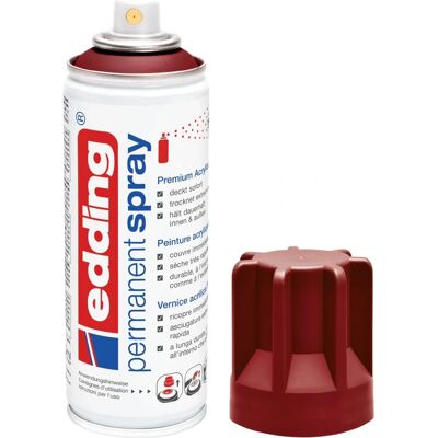 Edding 5200 Spray - Rosso Porpora Opaco - Hochdeckende Acrylfarbe Edding 5200 Spray - Rosso Porpora Opaco - Hochdeckende Acrylfarbe