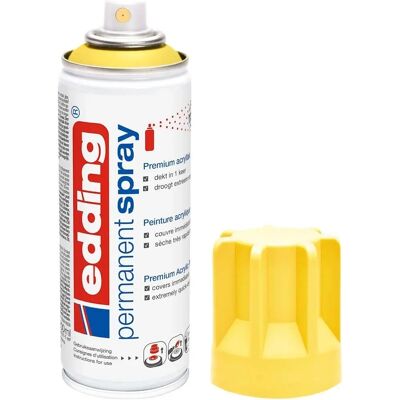 Edding Permanent Spray 5200 - 200 ml - Traffic Yellow Matte - Spray Paint Edding Permanent Spray 5200 - 200 ml - Traffic Yellow Matte - Spray Paint