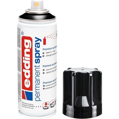 edding 5200 Deep Black Gloss Spray Paint - Spray Paint edding 5200 Deep Black Gloss Spray Paint - Spray Paint