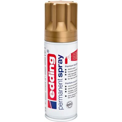 Edding 5200 Tinta spray acrílica dourada - Tinta acrílica Edding 5200 Tinta spray acrílica dourada - Tinta acrílica