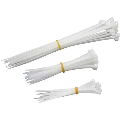 MADIDEF - 75-delig wit kabelbinderset MADIDEF - 75-delig wit kabelbinderset