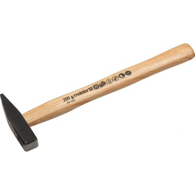 MADIDEF Modèle - Marteau style allemand - 200g - Poignée en bois - Publicité MADIDEF Modèle - Marteau style allemand - 200g - Poignée en bois - Publicité