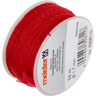 MEISTER Maestro câble - 50m, ø 1,7mm, rouge - câble MEISTER Maestro câble - 50m, ø 1,7mm, rouge - câble