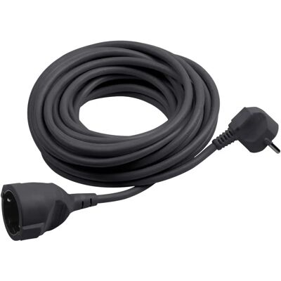 MEISTER Verlengsnoer 2500 cm - IP20 Binnen Kindveilig Zwart MEISTER Verlengsnoer 2500 cm - IP20 Binnen Kindveilig Zwart