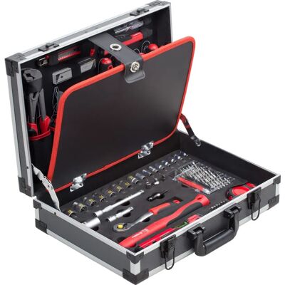 Meister 8971460 121-Piece Tool Set - Professional Aluminum Box Meister 8971460 121-Piece Tool Set - Professional Aluminum Box