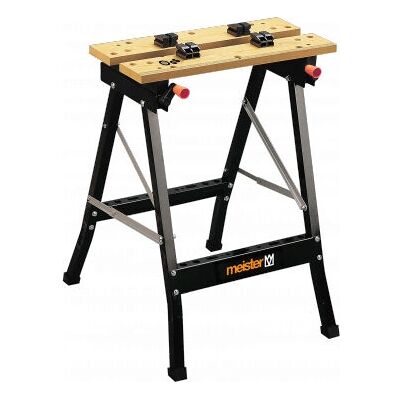 Meister Steel Foldable Sawhorse Model 9079100 - Workbench/Spanning Table Meister Steel Foldable Sawhorse Model 9079100 - Workbench/Spanning Table