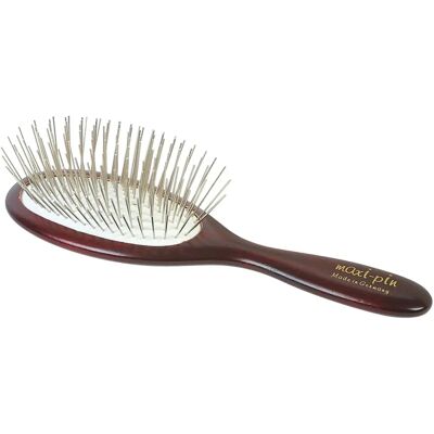 Brosse pour chien à pointes en acier longues GIBBON - Ovale, 35mm - Outil pour expositions - Publicité Brosse pour chien à pointes en acier longues GIBBON - Ovale, 35mm - Outil pour expositions - Publicité