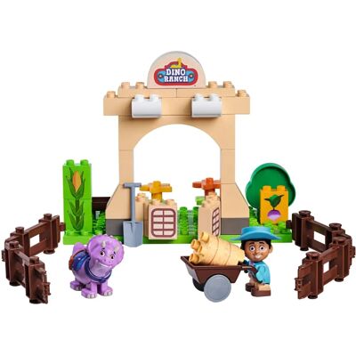 Ensemble de Blocs de la Ferme Dino Ranch BIG - 40 Pièces Ensemble de Blocs de la Ferme Dino Ranch BIG - 40 Pièces