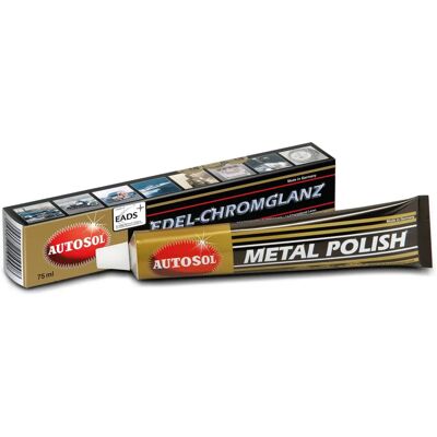 Autosol Chrome - Nettoyant chrome - Tube de 75ml - Lot de 12 Autosol Chrome - Nettoyant chrome - Tube de 75ml - Lot de 12
