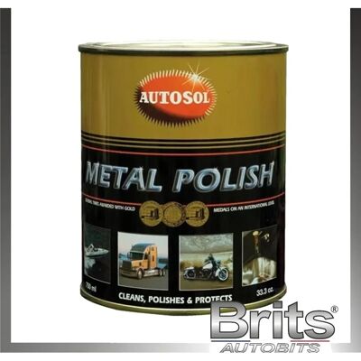 Autosol Polish Métal - 750ml - Nettoyant et Polish Multi-usage - Publicité Autosol Polish Métal - 750ml - Nettoyant et Polish Multi-usage - Publicité