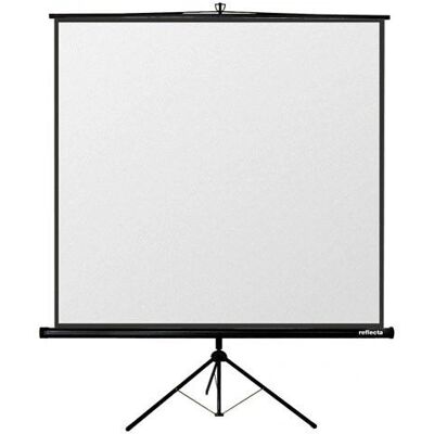 Reflecta Schwarzes CrystalLine Stativ - Projektionsschirm 160x160cm - Heimkino Reflecta Schwarzes CrystalLine Stativ - Projektionsschirm 160x160cm - Heimkino