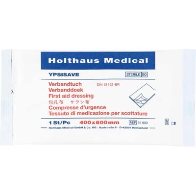 Holthaus Medical GmbH & Co. KG Ypsisave 40x60 cm sterile Verbandtuch Holthaus Medical GmbH & Co. KG Ypsisave 40x60 cm sterile Verbandtuch