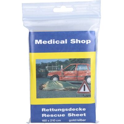 Holthaus Medical GmbH & Co. KG Rettungsdecke - reflektierend, wasserdicht, 160x210 cm Holthaus Medical GmbH & Co. KG Rettungsdecke - reflektierend, wasserdicht, 160x210 cm