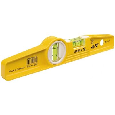Stabila 81S Waterpas - 25cm - Nauwkeurig & Duurzaam Stabila 81S Waterpas - 25cm - Nauwkeurig & Duurzaam