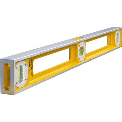 Livella in alluminio leggero Stabila 60cm - Piombo doppio, 3 vasi Livella in alluminio leggero Stabila 60cm - Piombo doppio, 3 vasi