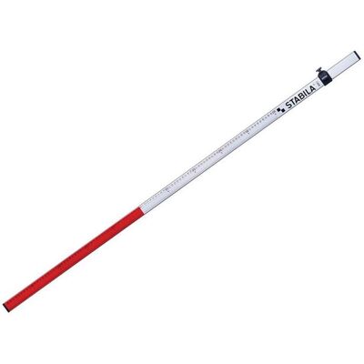 Stabila Telescopic Levelling Rod - 2.4m - Aluminium, Scaled, Compatible Stabila Telescopic Levelling Rod - 2.4m - Aluminium, Scaled, Compatible