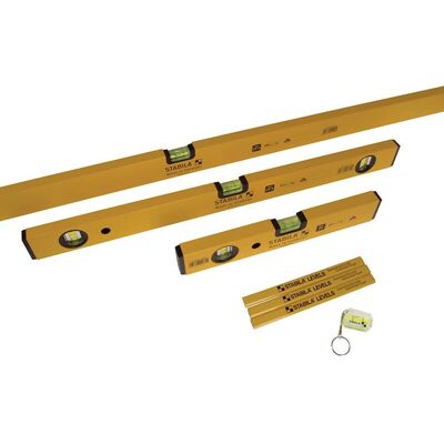 Stabila 70-2 Spirit Level Set - 30cm, 60cm, 180cm - For DIY & Pro Stabila 70-2 Spirit Level Set - 30cm, 60cm, 180cm - For DIY & Pro