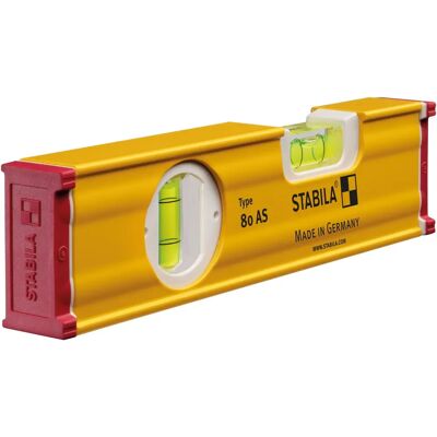 Stabila Wasserwaage - 20cm Gelb - Mit 2 Blasen Stabila Wasserwaage - 20cm Gelb - Mit 2 Blasen