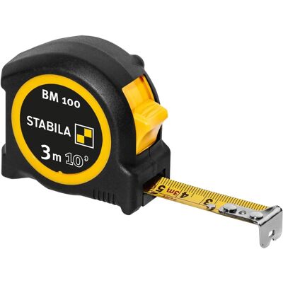 Cinta métrica Stabila 19569 BM100 3m - Negro Cinta métrica Stabila 19569 BM100 3m - Negro