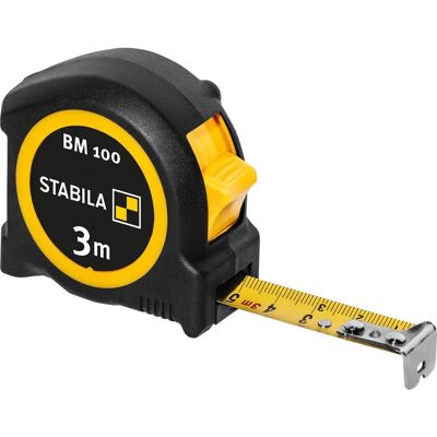 Stabila 3m Meetlint - Softgrip, Impactbestendig, Compact Stabila 3m Meetlint - Softgrip, Impactbestendig, Compact