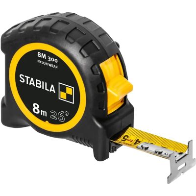 Stabila BM 300 8m żółto/czarny taśma miernicza - taśma miernicza Stabila BM 300 8m żółto/czarny taśma miernicza - taśma miernicza
