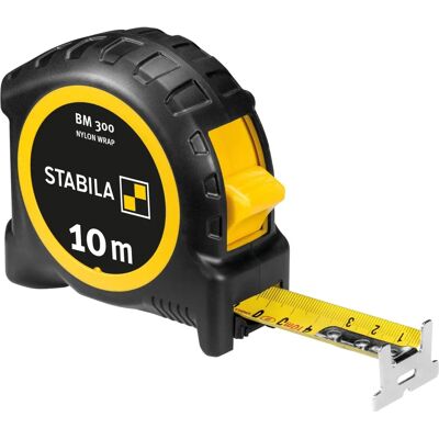 Taśma pomiarowa Stabila - 10m, wytrzymała, Softgrip Taśma pomiarowa Stabila - 10m, wytrzymała, Softgrip